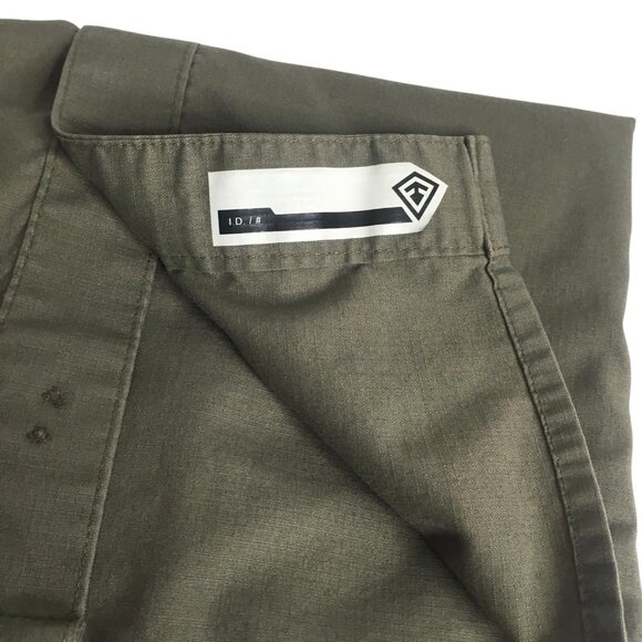 First Tactical Shirt Mens 2XL Green Short Sleeve Button Front Vented Pockets - Picture 4 of 16